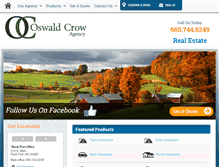 Tablet Screenshot of oswaldcrow.com